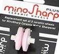 MinoSharp 445 -Repuesto Rueda Rosada Afilador MinoSharp Plus
