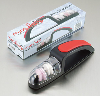 MinoSharp Plus Negro/Rojo 440BR - CuchillosGlobal.com