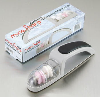 Afilador MinoSharp Plus Gris / Negro (440/GB) - CuchillosGlobal.com